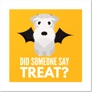 Sealyham Terrier Halloween Trick or Treat Posters and Art